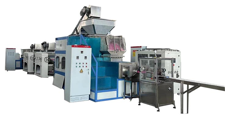 Línea de máquinas automáticas para fabricar jabón de lavar ropa
