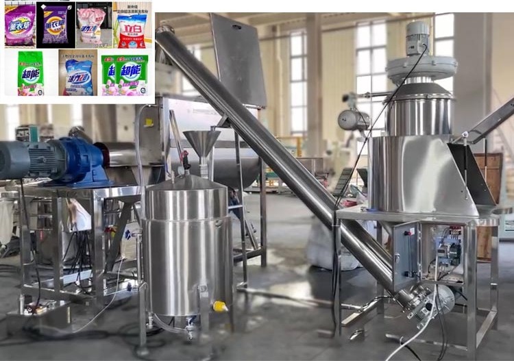 automatic detergent powder making machine