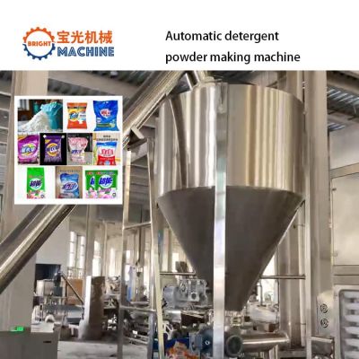 fully automatic detergent powder making machine and washing powder making machine line